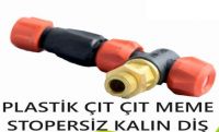 Plastik Çıt Çıt Meme Stopersiz Kalın Diş