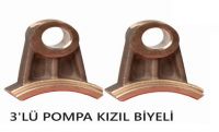 3'Lü Pompa Kızıl Biyeli