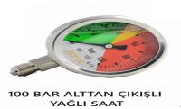 100 Bar Alttan Çıkıslı Yağlı Saat